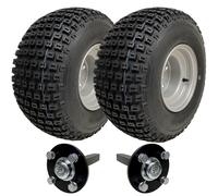 18x9.50-8 ATV Quad Trailer Kit Knobby Wheels Hub & Stub Axles 204kgs Capacity