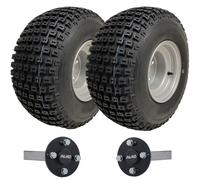 18x9.50-8 ATV Quad Trailer Kit Knobby Wheels Hub & Stub Axles 204kgs Capacity