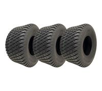 18x9.50-8 Lawnmower Grass Multi Turf Tyres 6ply Tubeless Wanda P332 (Set of 3)
