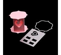 19.1x8.9cm Love Box Metal Cutting Dies Cut Stencils for Scrapbooking Embossing Paper Photo Album Decorative Card Making Template