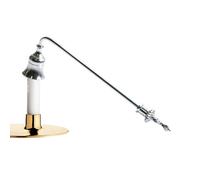 19/23cm Vintage Style Metal Candle Snuffer, Candle Extinguisher Snuffer For Tea Light, Long Handle Bell Extinguisher Accessory Putting Out Extinguish Candles Wicks Flame, Candles Accessories
