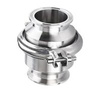 19 25 32 38 51-159mm 1.5" 2" 3" 4" 5" 6" Tri Clamp SUS 304 316L Stainless Steel Non-Return One Way Check Valve Homebrew(63mm K77.5mm,316L)