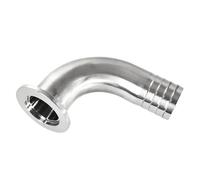 19 25 38 45 51 57mm Hose Barb to KF16 KF25 KF40 KF50 Vacuum 90 Deg Elbow Fitting Homebrew(KF40 to Tube 45mm)