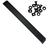 19" 2U Anti Tamper Security Equipment Cover Patch Panel Module Plate Rack Mount