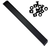 19" 2U Anti Tamper Security Equipment Cover Patch Panel Module Plate Rack Mount