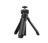 19.3Inch Camera Tripod, Portable ABS Tripod Stand Mini 4 Sections Extenable Foldable Selfie Stick Video Tripods with 360 Rotating Cold Shoe and 1/4" Thread for Smartphones
