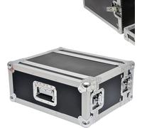19" 4U Shallow Equipment Patch Panel Flight Case Storage Handle DJ PA Mixer Box