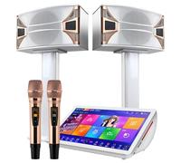 19.5 Inch Capacitive Touch Karaoke System JB12 Inch Speaker Amplifier Wireless Mic 1TB Home Party Use (A 2TB)
