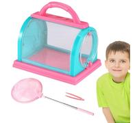 19.5x17x15cm Worm Catcher - Butterfly Collecting Tool, Foldable Fly Collecting Catcher For Kids Age 3-12, Natural Exploration Tool For Hiking, Garden Activities, Camping, Outdoor Learning