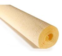 19.6×98.4 Inch Cartotecnica Rossi Italian Crepe Paper Heavy 180g (Cream（577）)