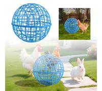 19.6" Pet Removable Cage Chicken Coop Cage Rolling Enclosure Outdoor Farms Courtyard Plastic Hutch Secure Walking Net Rabbits Chicks Dog 2-Pack Painted Pet (A, 20CM)