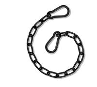 19.67 Sturdy Inch Gate Chain Lock, Garden Link Lock with Both-Ended Carabiners Link Gate Latches, Heavy Duty Chain for Outdoor Fences, Pet Cages, Bicycle, Horse Goat Cow Corral Supplies