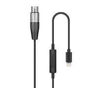 19.7 Foot/6M XLR to Lightning Cable, Saramonic LC-XLR 3 Pin XLR (Female) Microphone Plug to Lightning Connector, Microphone Adapter for iphone 7, iphone 7plus, iPhone X, iPhone 8,iPad