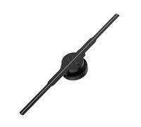19.7in 50cm Wifi Holographic Fan 3D Advertising Machine 576 LED Sign Neon Smart HD Player Support Video Picture Logo Wide Viewing Angle(45cm HD edition)