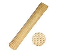 19.7inch x 6.6ft Cane Rattan Webbing Roll,PE Plastic Rattan Cane Webbing Roll for Caning Projects Star Anise Wide Rattan Sheet for DIY Crafts,Furniture, Cabinet, Ceiling, Chair