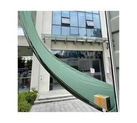 19-97.8 Feet Long Folding Cargo Handling Chute, 1.35/1.8 M Wide Three-Layer Material Waterproof Canvas Chute for Construction Sites Agriculture Logistics Warehouse(Green,1.8x17.8m)