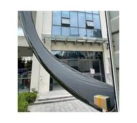 19-97.8 Feet Long Folding Cargo Handling Chute, 1.35/1.8 M Wide Three-Layer Material Waterproof Canvas Chute for Construction Sites Agriculture Logistics Warehouse(Dark Gray and Green,1.8x17.8m)