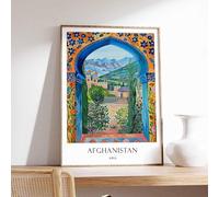 19 Afghanistan Poster Islamic Decor Islamic Art Middle Eastern Art Afghanistan Gift Afghanistan Poster A5 - Wall Art Home Decor Movie Poster Canvas Film Cinema Retro Vintage Cult Classic Nostargic Sa