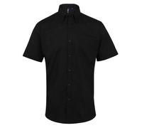 Premier Men's Signature Oxford Short Sleeve Work Shirt in Black | Size: 19 inches Premier Black 19 inches