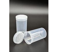 19 Drams 225 pcs/box Pop Top Containers vials, Herbs & Medicine Container, Squeeze containers Color Clear/Transparent