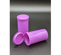 19 Drams 225 pcs/Box Pop Top Containers vials, Herbs & Medicine Container, Squeeze containers Color Purple