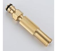 19 High Pressure Hose Nozzle Heavy Duty,Brass Water Hose Nozzles for Garden Hoses,Adjustable Function,Fits Standard Hoses, Garden Sprayer, Spray Nozzle, Power Washer (Quick Connect)