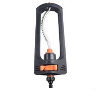 19-Hole Automatic Oscillating Lawn Sprinkler, Rustproof Aluminum Alloy Spray Pipe with 4 Adjustable Spray Modes for Large Garden and Yard Irrigation(B)