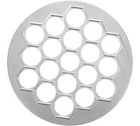 19-Hole Metal Dumpling Maker,Large Traditional Mold for Russian and Chinese Kitchens,Multi-Hole Food Forming Tool