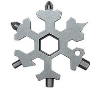 19 in 1 Incredible Tool - Easy N Genius - FEX 19-in-1 Stainless Steel Snowflakes Multi-Tool - 19-in-1 Stainless Multi-Tool Father's Day Gift Christmas Present (Standard, Stainless - Silver)