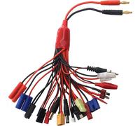 19 in 1 RC Car Truck Lipo Battery Multi Charger Adapter Lead Cable Converter Compatible for Traxxas Tamiya RC Car Truck Boat Lipo Battery Charger