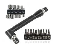 19 in 1 Socket Wrench Set Mens Gifts-Right Angle Screwdriver Pocket Screw Bit Set Low Profile Pocket Screwdriver for Tight Space Cool Gadgets Gifts for Woman Men Husband Dad