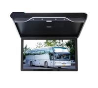19 Inch Display Digital Screen Car Roof Monitor Lcd Flip down Overhead Multimedia Video Ceiling Mount(Black 19 inch)