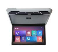 19 Inch Display Digital Screen Car Roof Monitor Lcd Flip down Screen Overhead Multimedia Video Ceiling Roof Mount(Gray 19 inch)