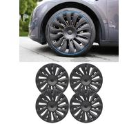 19 inch Model y Wheel Cover, Replacement Hub Caps Wheel HubCaps Rim Protectors Cover, Set of 4 Wheel Hub Cap Kit Compatible with Tesla model y (no distinction between left and right)