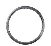 19 Inch Motorcycle Wheel Rim 2 15x19 32 36 Spoke Holes 6061 Aluminum Compatible With Standard Bikes Black Silver(Silver 36 Holes)