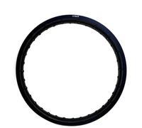 19 Inch Motorcycle Wheel Rim 2 15x19 32 36 Spoke Holes 6061 Aluminum Compatible With Standard Bikes Black Silver(Black 36 Holes)