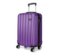 (19 inch ) Purple Hard Shell Luggage Lightweight ABS Travel Suitcase with 4 Spinner Wheels