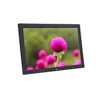 19-inch Smart Digital Photo Frame, Switchable Between Horizontal and Vertical Screens, Multifunctional Wall-mounted Advertising Player (Black)