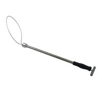 19 Inch Stainless Steel Animal Catch Pole with Adjustable Ring, Straight Strong Load Pig and Dog Control Catcher for Farm, Veterinary and Animal Rescue