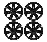 19 Inch Wheel Hub Caps for Model Y 2021-2024, Scratch Resistant Full Coverage Rim Protectors 4PCS - Enhanced Edge Protection, ABS Die - Sink, Easy Snap - In Install (Glossy Black)