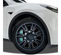 19 Inch Wheel Trims for Tesla Model Y 2021-2024, 4 Pieces, ABS Matte Black