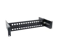 19 Inches Adjustable Rack Mount DIN Rail Bracket for Media Converters Ethernet Switch Industrial PoE Switch with Light and High Strength Aluminum Alloy Material