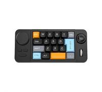 19 Key Programmable Mechanical Keyboard Joystick Hot-Swappable PC Macro Keypad,Custom Macros & Multimedia Controls for Gaming, Office & Programming (Black)