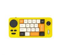 19 Key Programmable Mechanical Keyboard Joystick Hot-Swappable PC Macro Keypad,Custom Macros & Multimedia Controls for Gaming, Office & Programming (Yellow)