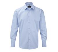 Russell Mens Herringbone Long Sleeve Work Shirt