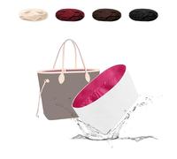 19 NeatThin Tote Bag Organiser Insert, Lightweight Insert Compatible with LV Neverfull MM, Waterproof Dupontpaper Surface and Silky Satin Lining(Magnolia, MM)