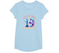 19 & One of a Kind Birthday Gift Celebration T-Shirt, Girls, Baby Blue, Large