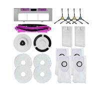 19-Pack Maintenance Kit Compatible with Eureka J12 Ultra Robot Vacuum, Includes Brushes, Mop Pads, HEPA Filters, Dust Bags, Gray