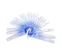 19 PCS Plastic Feeler Gauge Set, Metric 0.05-2mm Thickness Measuring Tool Gap Filler