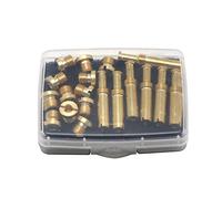 19-Piece/Set Carb Main Nozzle Intermediate Easy Assemble Brass Compatible-for EVO- V-Twin Motorcycles Intermediate Easy Assemble Brass Compatible- for Super -B/-E/-G EVO-